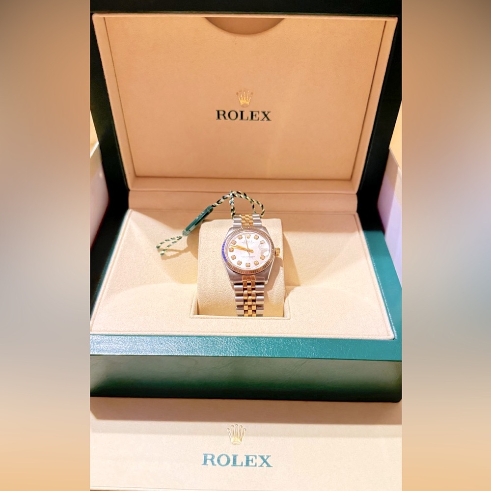 Rolex 2 tone watch